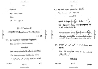 Bsc 1-year-mathematics-calculus-and-differential-equations-apr-2018