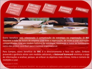 BSC - Balanced Scorecard