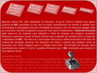 BSC - Balanced Scorecard