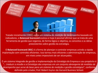 BSC - Balanced Scorecard