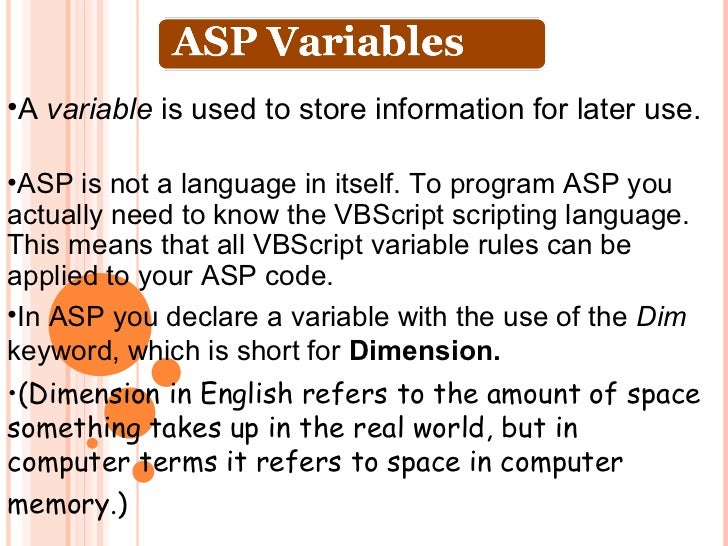 Learn Asp