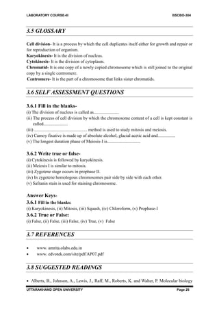 Bsc bio practical file for 3rd year bachelor of science | PDF
