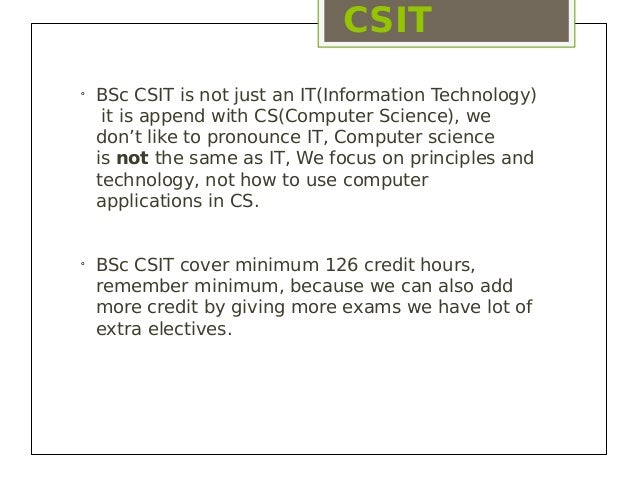 Why Bsc CSIT What Is Next why-bsc-csit-what-is-next