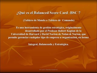 Dr. Luis A. Benites Gutiérrez
 