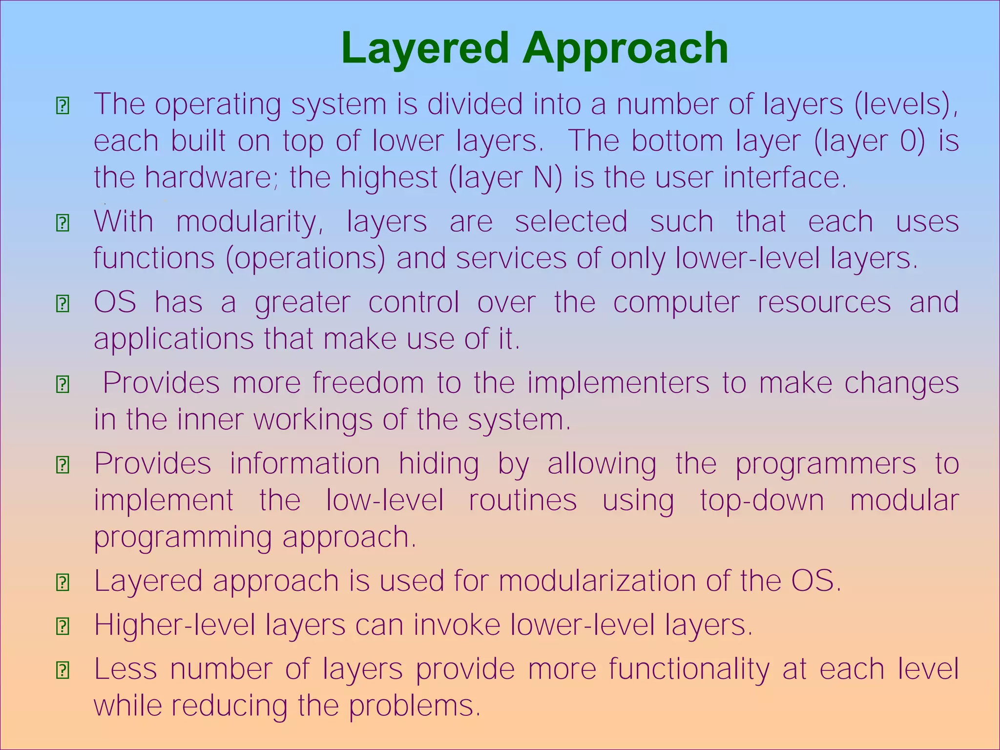 operating system structure | PPT