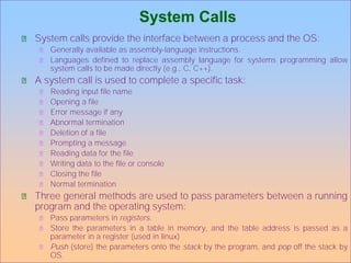 operating system structure | PPT