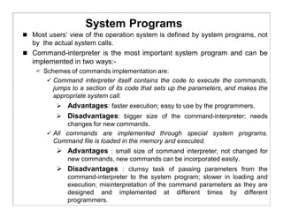 System Program Example In Os operating system structure | PDF