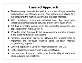 operating system structure | PDF