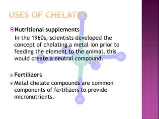 B sc_I_General chemistry U-IV Ligands and chelates | PPTX
