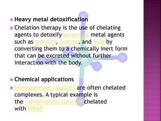 Chelating Agent Example B sc i chemistry i u iv ligands and chelates a | PPTX