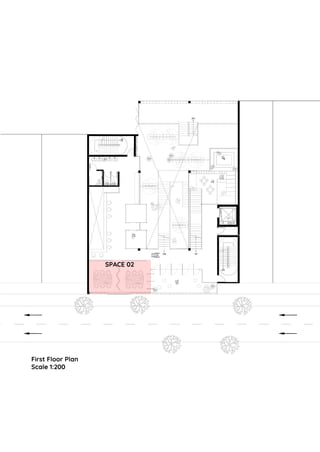 First Floor Plan
Scale 1:200
SPACE 02
 