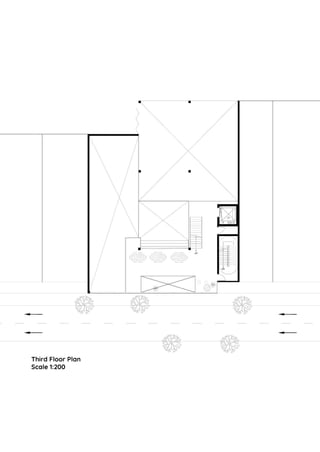 Third Floor Plan
Scale 1:200
 