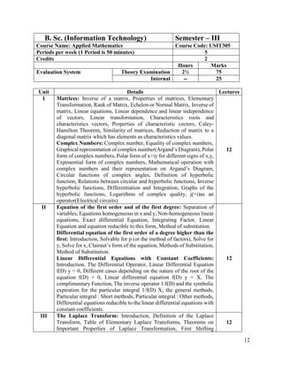 Syit Syllabus.pdf B sc it syit sem 3 sem 4 syllabus as per mumbai university | PDF