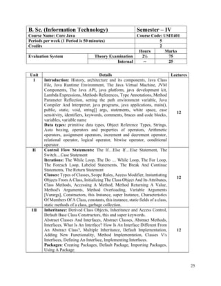 Syit Syllabus.pdf B sc it syit sem 3 sem 4 syllabus as per mumbai university | PDF