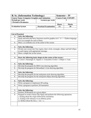 Syit Syllabus.pdf B sc it syit sem 3 sem 4 syllabus as per mumbai university | PDF
