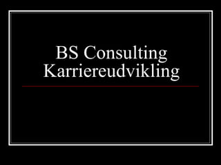 BS Consulting Karriereudvikling 