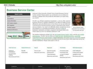BSC Website   http://bsc.untsystem.edu/
 