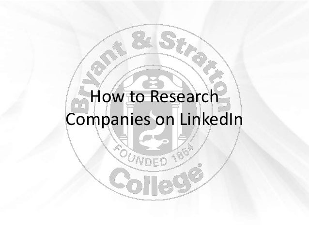 how to research companies