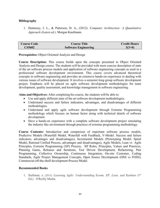Bs cs course outline | PDF
