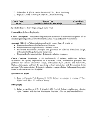 Bs cs course outline | PDF