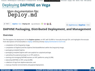 Daphne Programming Language Code Examples EuroHPC AI in DAPHNE | PDF