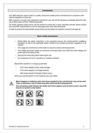 Báscula m320600 01 ade | PDF