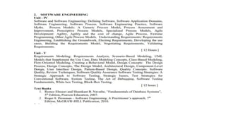 BSC Software & Software engineering-UNIT-IV | PPTX