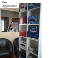 2
1. In der Rezeption werden Kunden empfangen, die direkt
zur BSD-Zentrale kommen
2. Kleine Auswahl der Digital TV Receiver, die Benni im
BSD Shop anbieten wird

1

184 TELE-audiovision International — The World‘s Largest Digital TV Trade Magazine — 1
1-12/2013 — www.TELE-audiovision.com

 