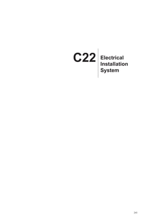 C22   Electrical
      Installation
      System




                     245
 