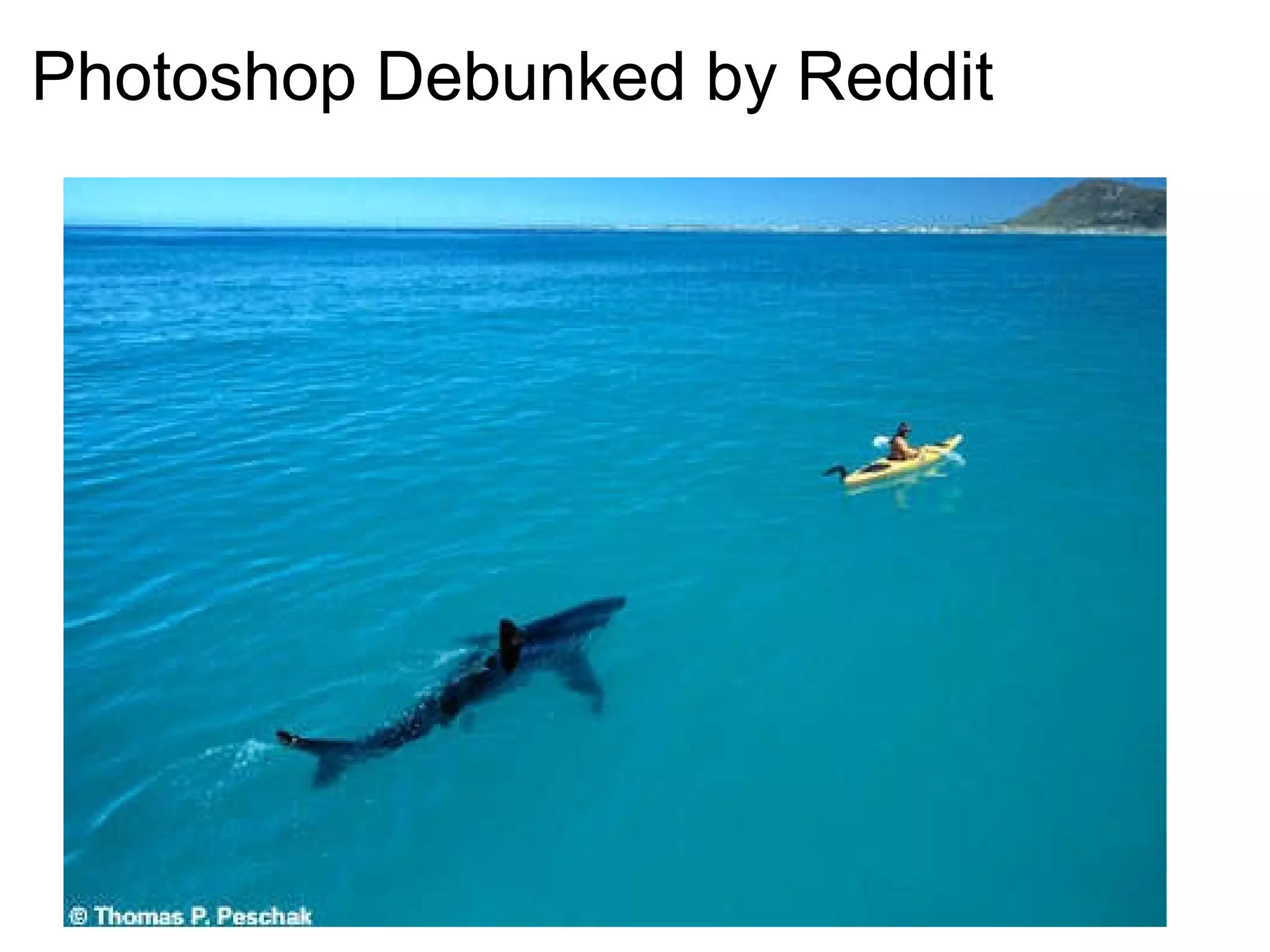Photoshop Debunked by Reddit 