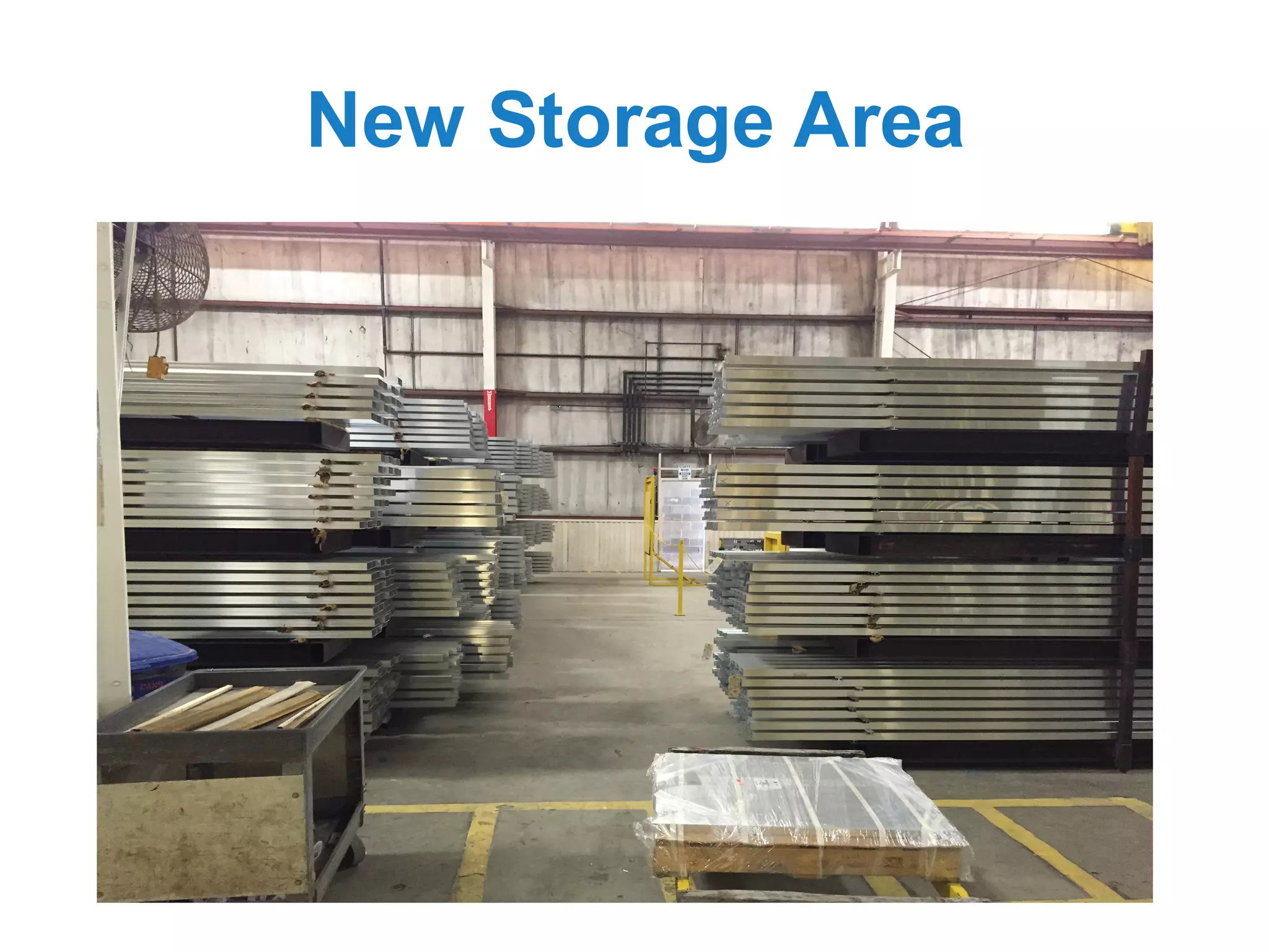 New Storage Area
 