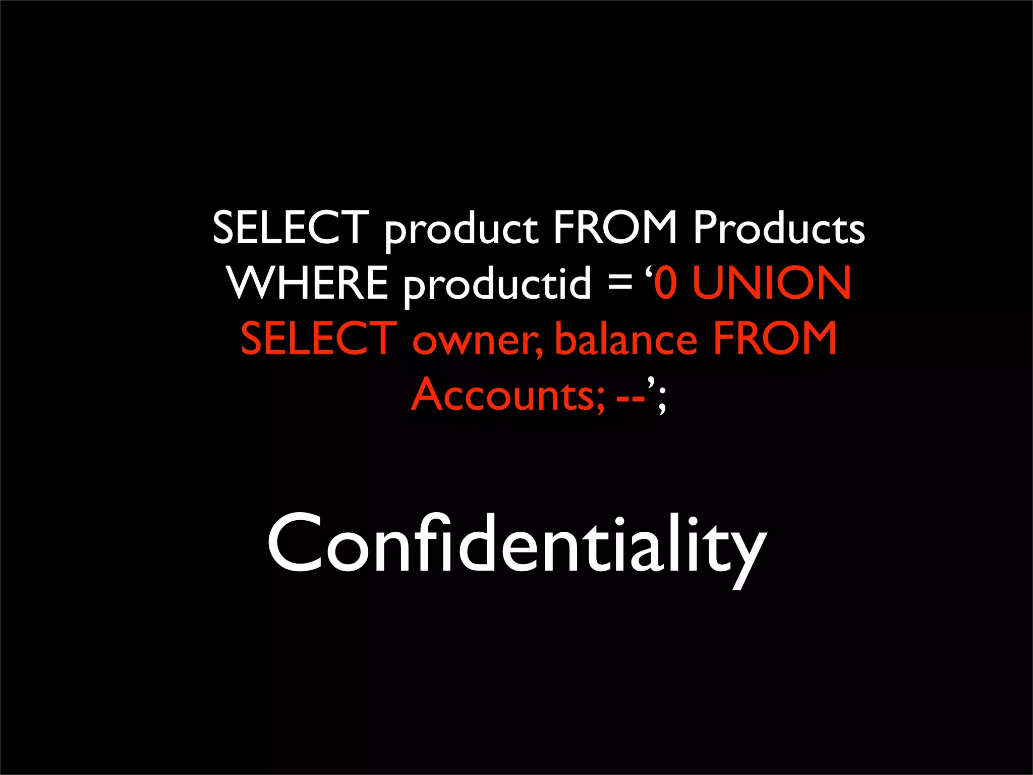 Whatever it takes - Fixing SQLIA and XSS in the process