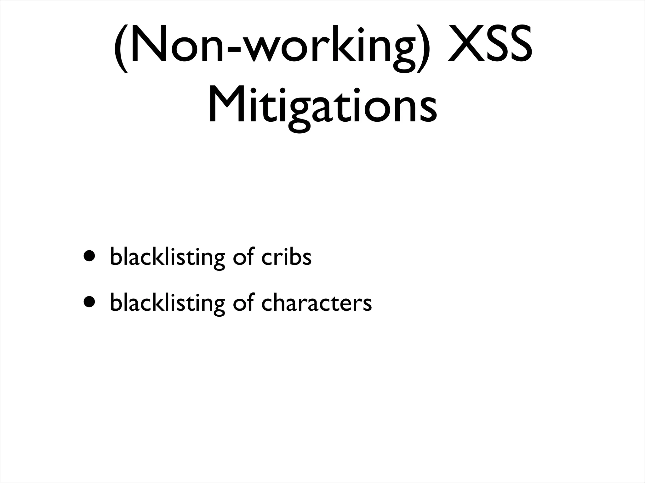 Whatever it takes - Fixing SQLIA and XSS in the process