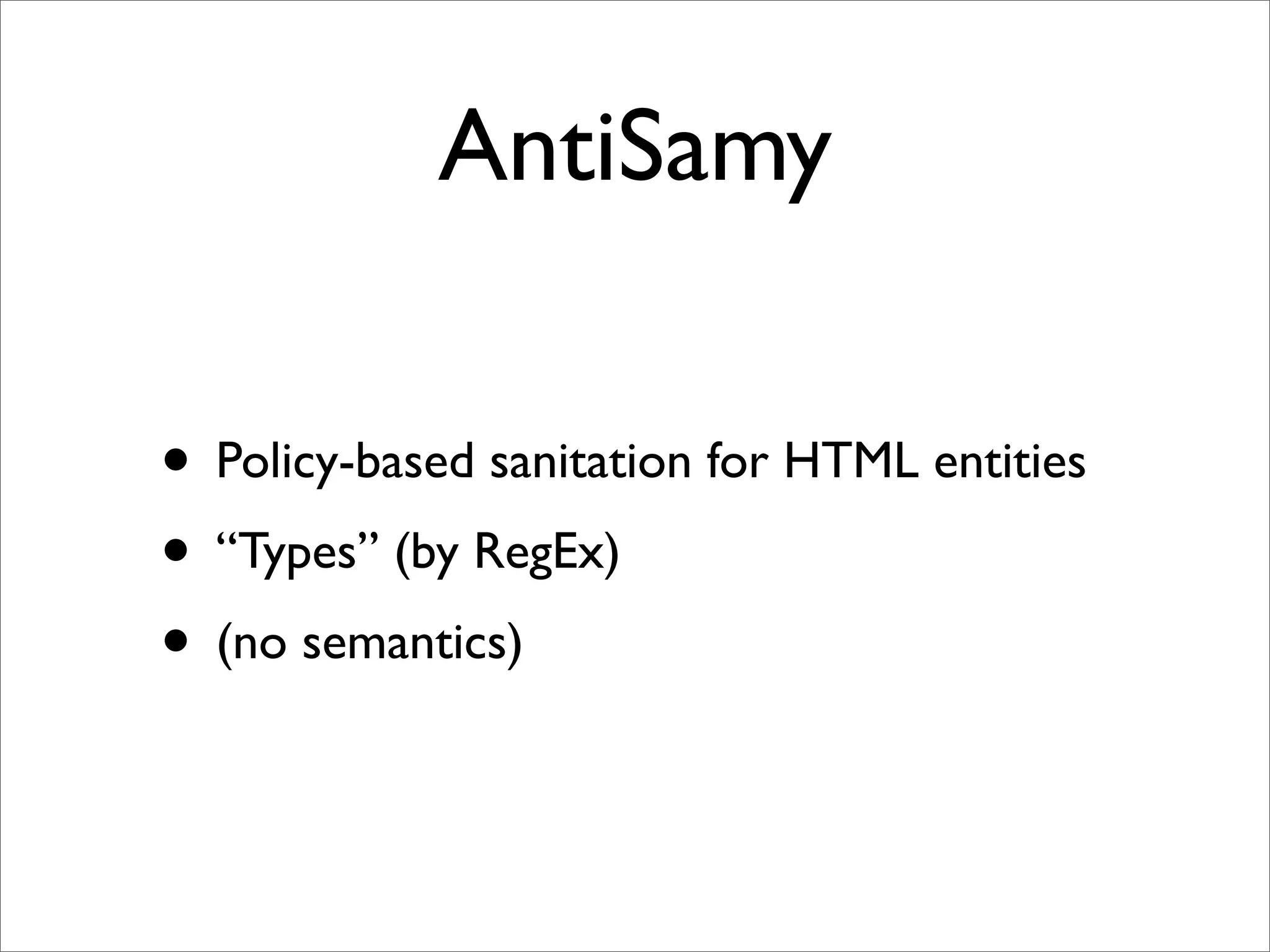 Whatever it takes - Fixing SQLIA and XSS in the process