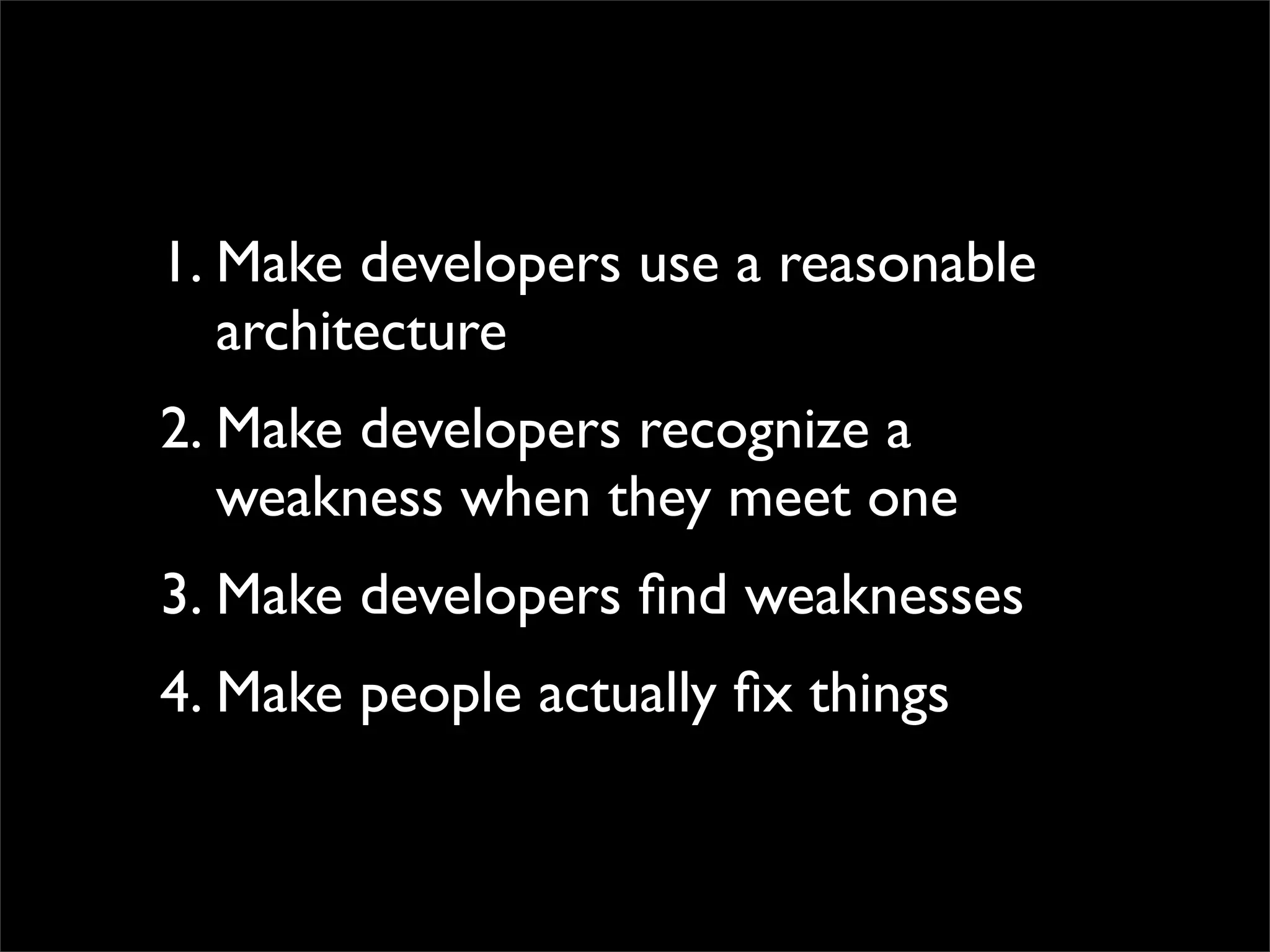 Whatever it takes - Fixing SQLIA and XSS in the process