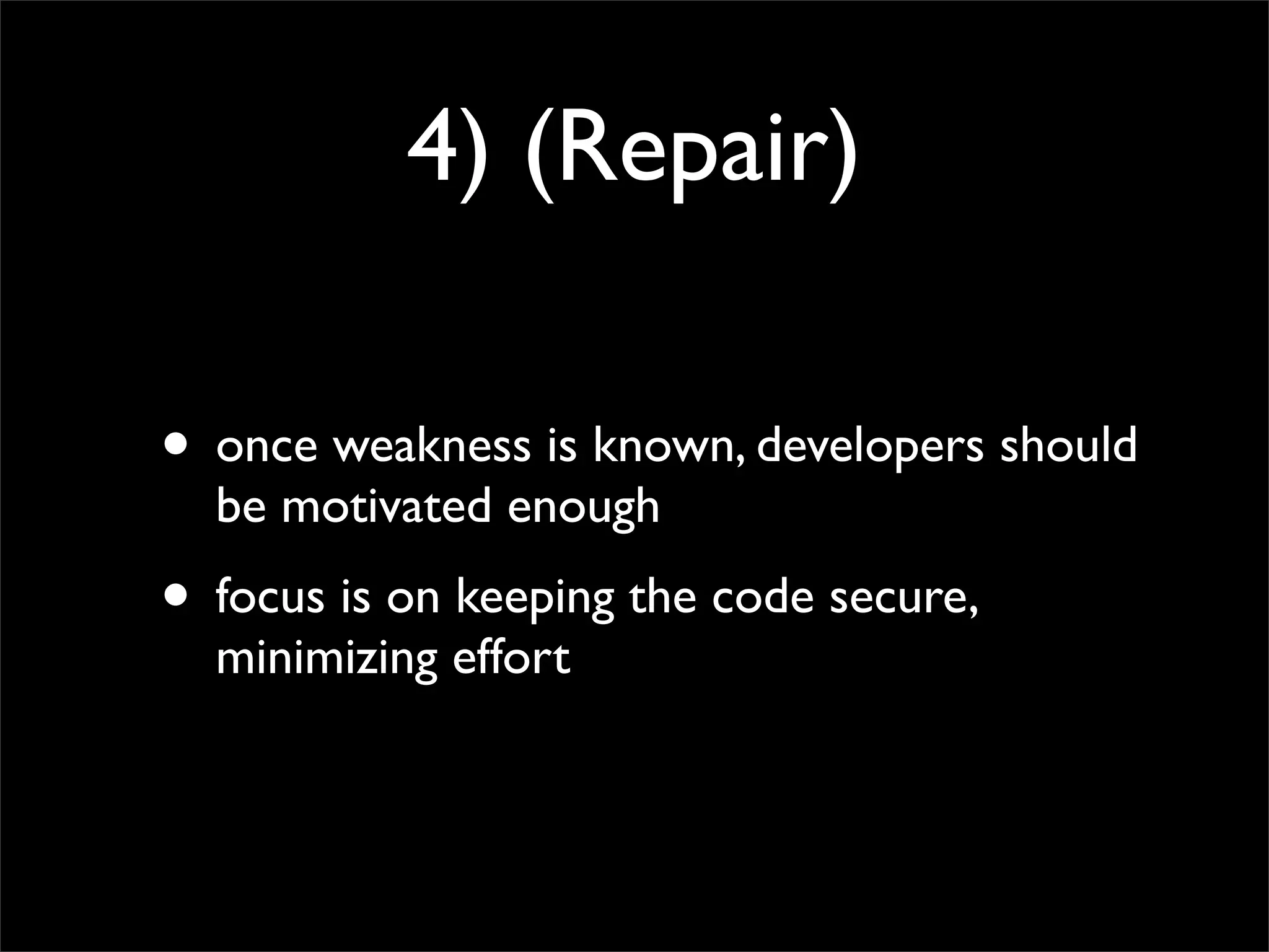 Whatever it takes - Fixing SQLIA and XSS in the process