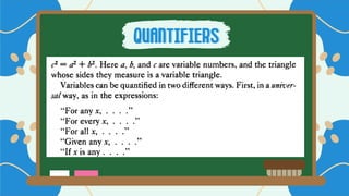 QUANTIFIERS
QUANTIFIERS
 