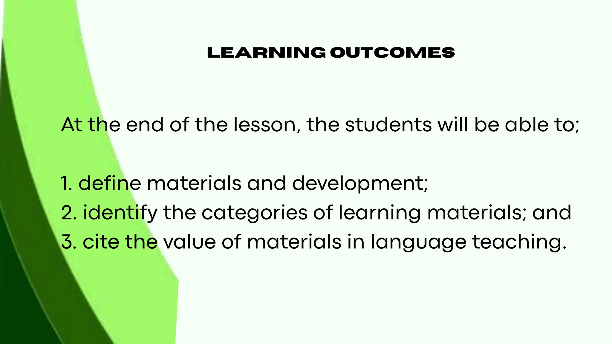 BSEE 26 INTRODUCTION TO MATERIALS DEVELOPMENT.pptx | Secondary ...