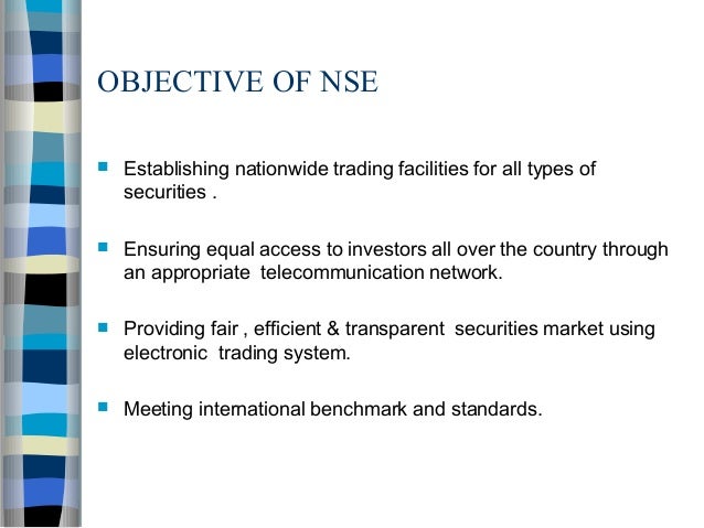 Nse screen based trading system