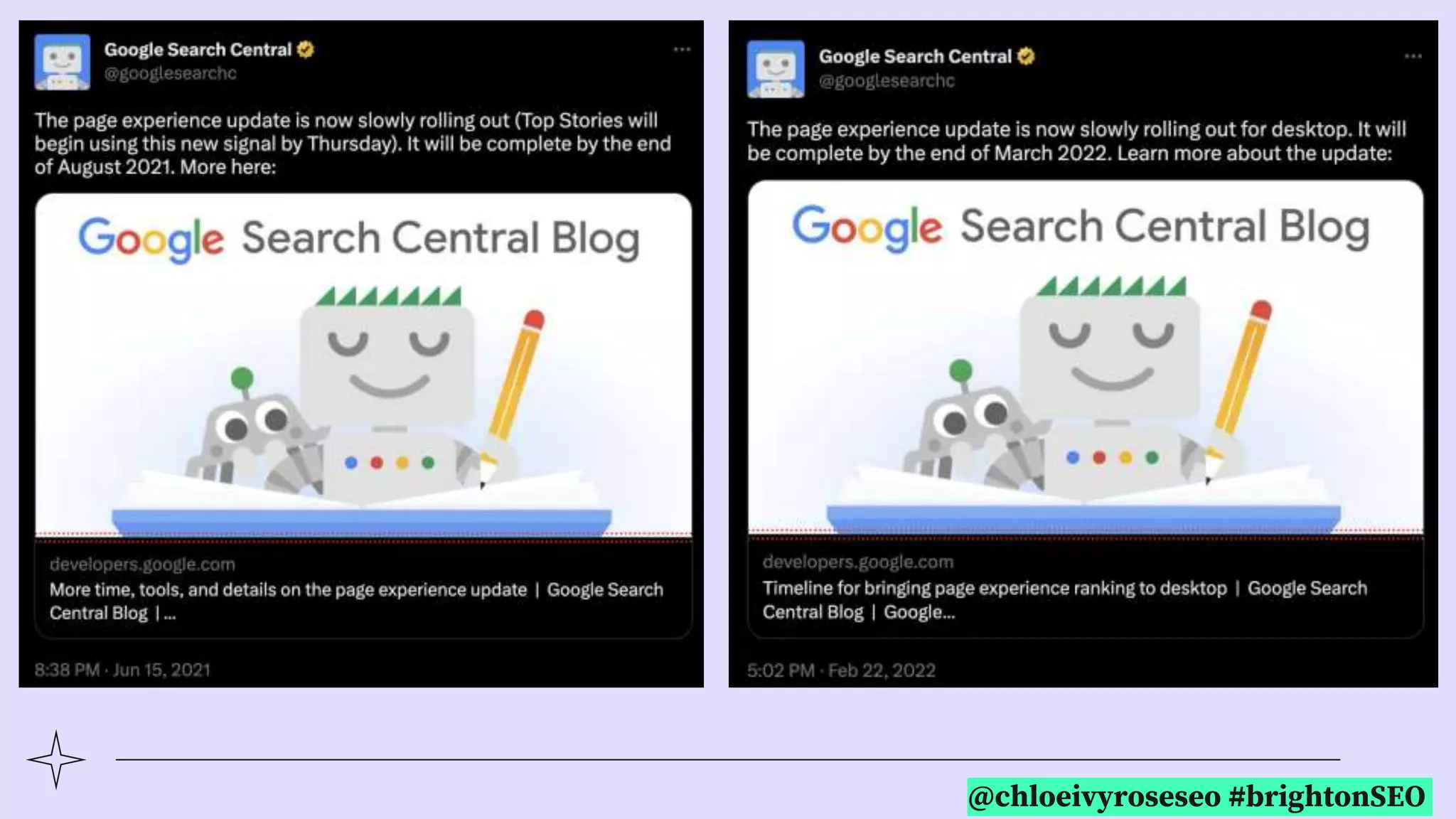 @chloeivyroseseo #brightonSEO
 