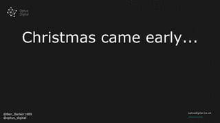 Christmas came early...
@Ben_Barker1989
@optus_digital
 