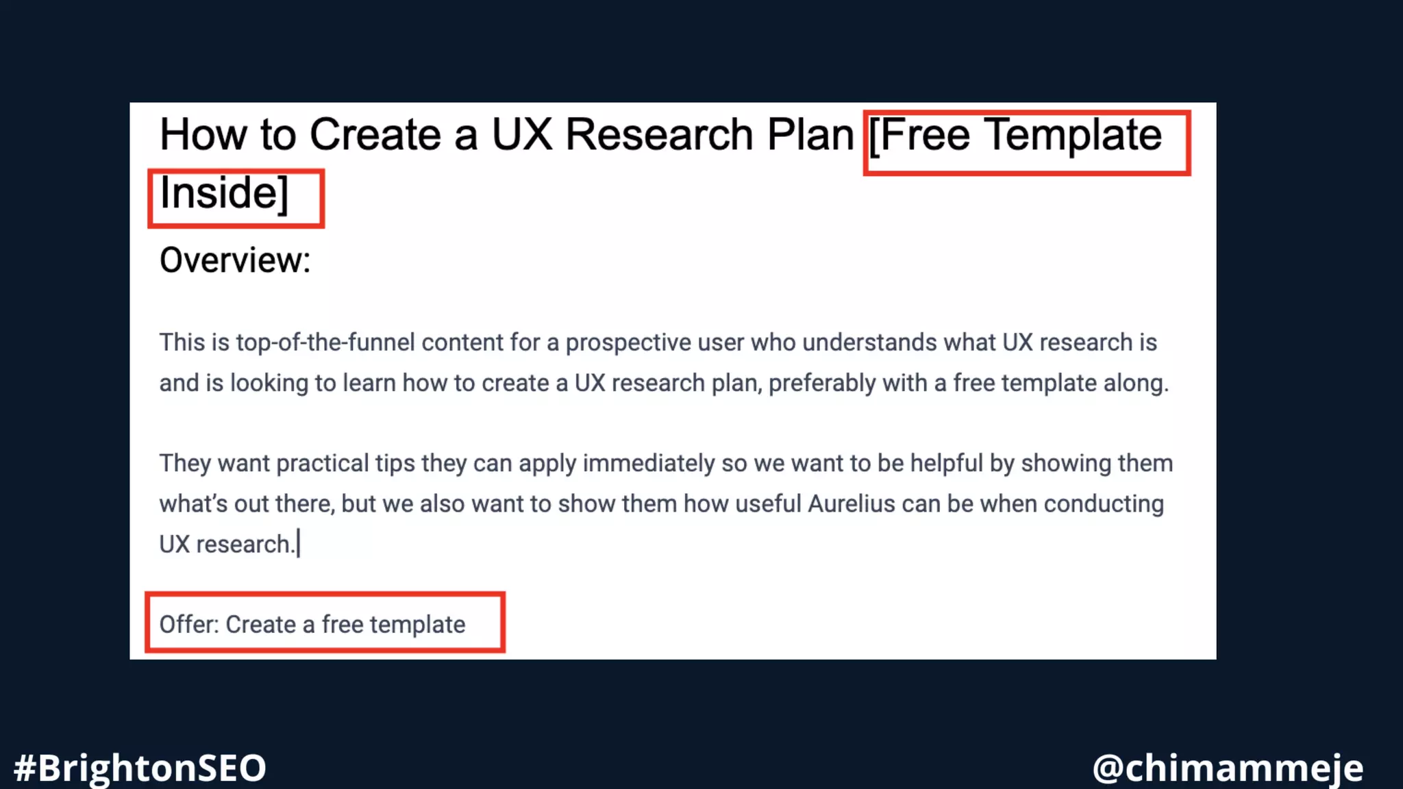 Brighton SEO 2022: On-page optimization lessons from analyzing over 400 blog posts