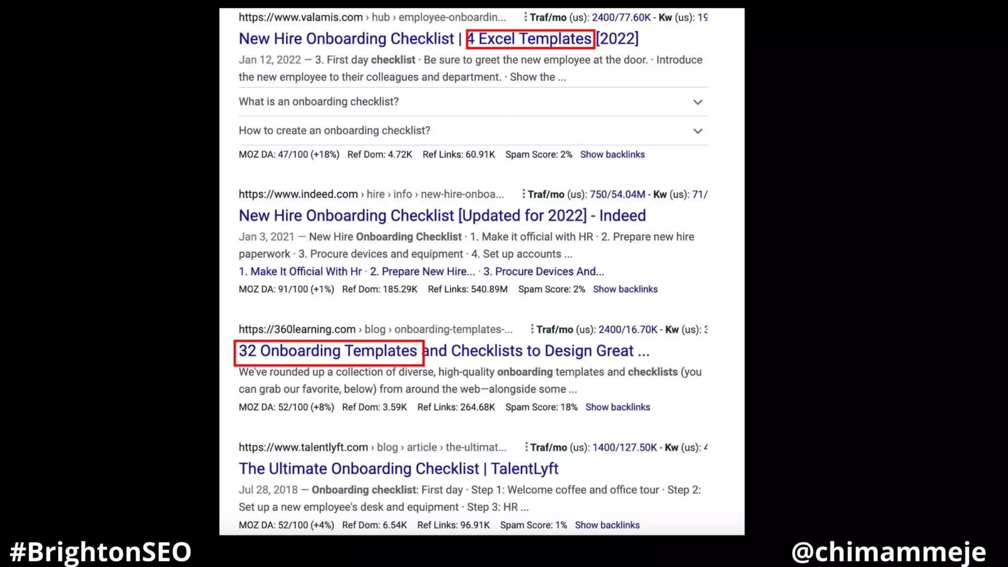 Brighton SEO 2022: On-page optimization lessons from analyzing over 400 blog posts