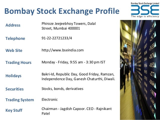 Online trading system of bombay stock exchange