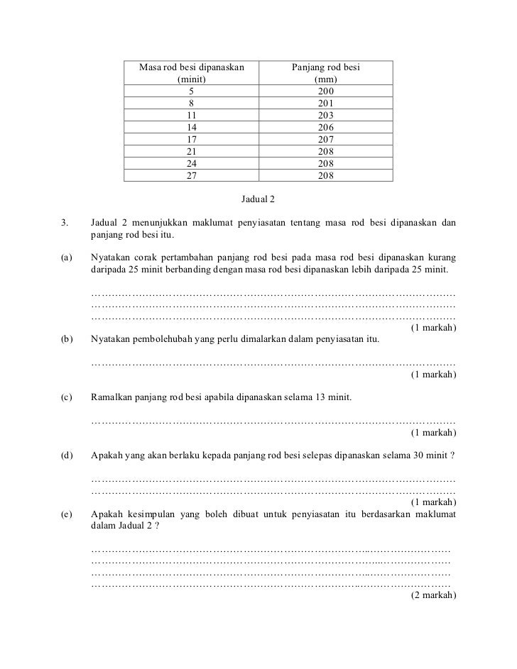 Contoh Soalan Bahagian B