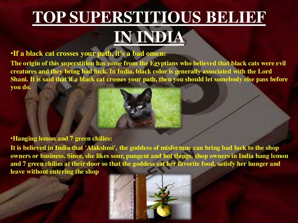 SUPERSTITIOUS BELIEFS superstitious-beliefs