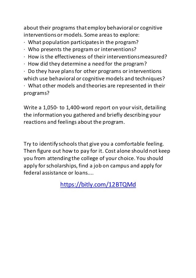 Bshs 312 week 3 individual assignment site visit report essay 07 picture