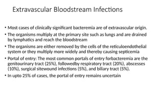 Bloodstream infections that progress to sepsis | PPTX