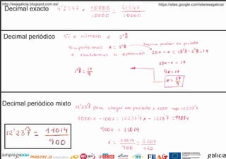 Operacións Básicas con números