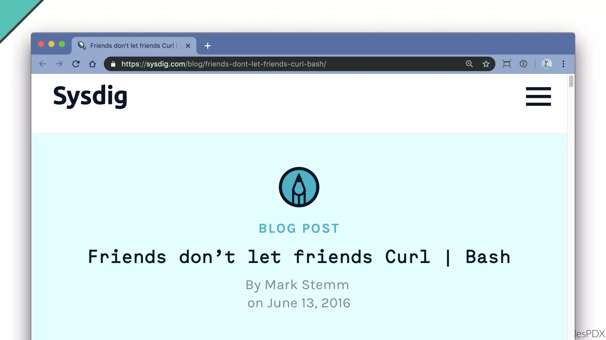 Jarrod Overson - BSidesPDX
 